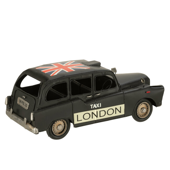 J-Line Auto antiek metaal zwart