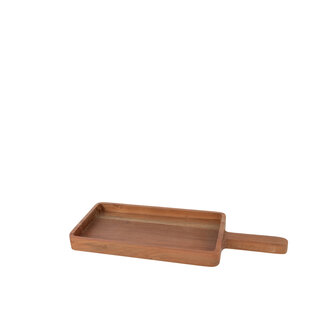 J-Line Snijplank Rechthoek Acacia Hout Naturel Klein