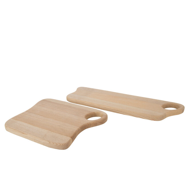 J-Line Snijplank Nam Onregelmatig Essenhout Natuurlijk Groot