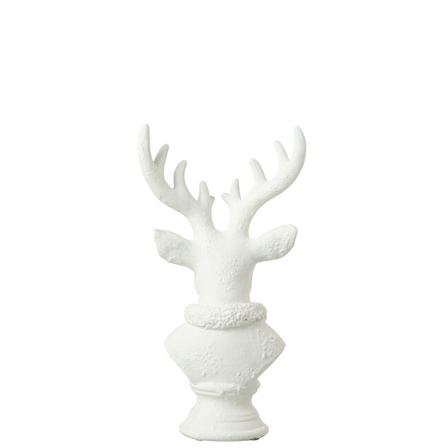 J-Line Hert Polyresin Wit Klein