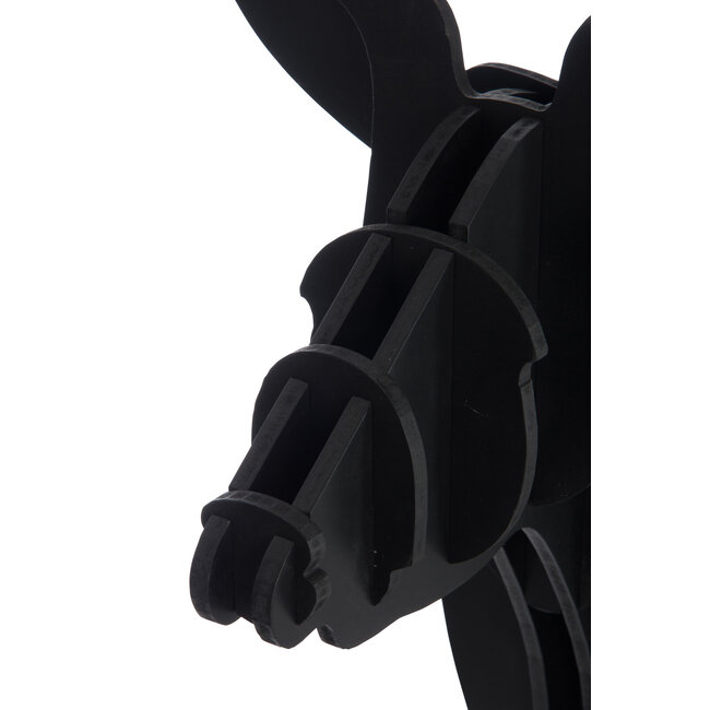 J-Line Zeepdispenser op dienblad glas donkerbruin/transparant