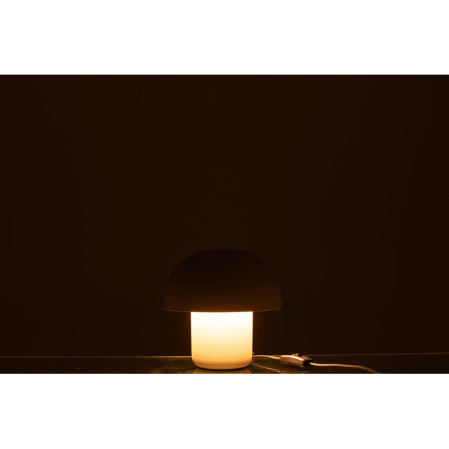 J-Line Tafellamp IJzer Greige Klein