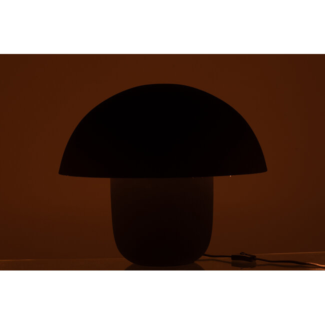 J-Line Tafellamp IJzer Zwart Groot