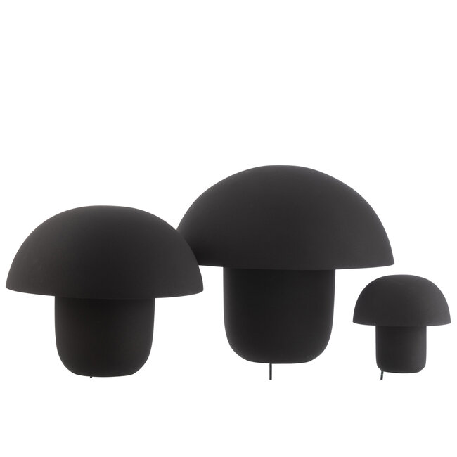 J-Line Tafellamp IJzer Zwart Groot