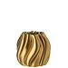 J-Line Vaas 3D-printen onregelmatig porselein goudkleurig