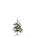 J-Line Kerstboom 120 Led Sneeuwwit Kunstmatig Donkergroen/Wit Klein