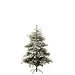 J-Line Kerstboom 270 Led Sneeuwwit Kunstmatig Donkergroen/Wit Medium