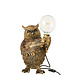 J-Line Tafellamp Uil Polyresin Antiek Bruin