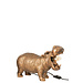 J-Line Tafellamp Hippo Polyresin Antiek Koper