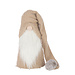 J-Line Kerstman Winter Polyester Beige/Wit Groot