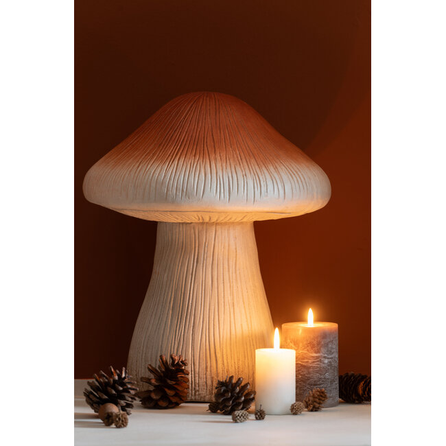 J-Line Set van 3 Mushroom Mat Magnesium Bronskleurig/Grijs