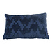 Linen & More Twisted sierkussen blauw 30x50cm