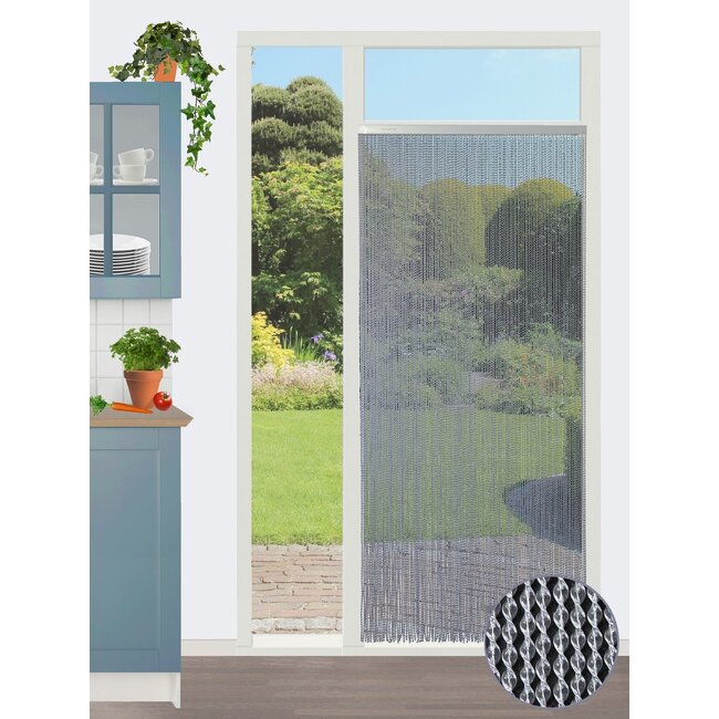 Sun Arts Vliegengordijn kleur transparant 90x210 cm