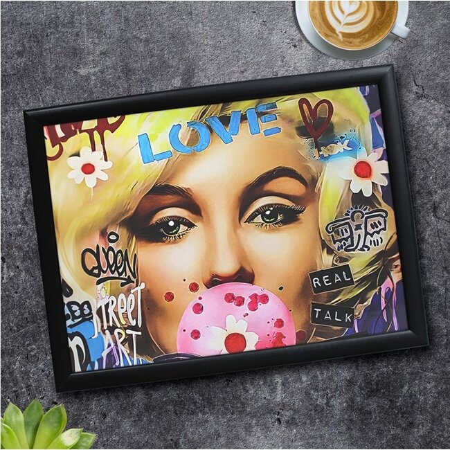 Urben Art Schootkussen - Laptray Marilyn Monroe Pop Art  44x33x6 cm