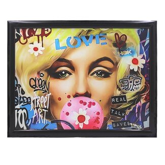 Urben Art Schootkussen - Laptray Marilyn Monroe Pop Art  44x33x6 cm