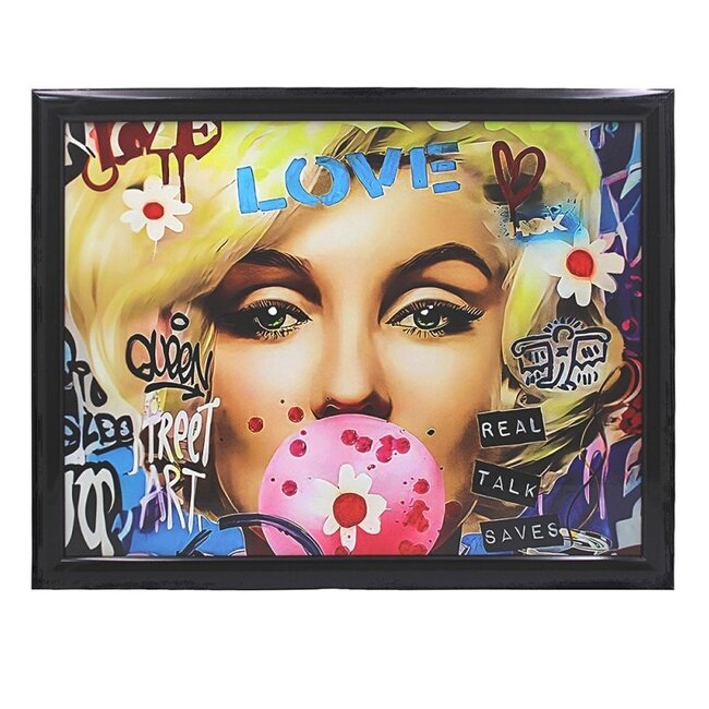 Urben Art Schootkussen - Laptray Marilyn Monroe Pop Art  44x33x6 cm