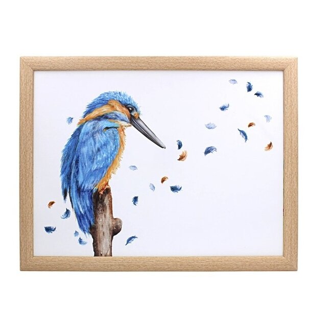Clemency Bunn Schootkussen - Laptray Ijsvogel 44x33x6cm