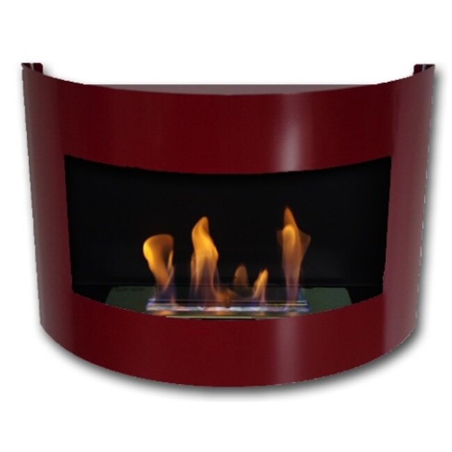 Avantius Bio-ethanol sfeerhaard Demian rood met regelbare brander