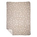 Mars & More woon plaid hartjes beige 130x180cm
