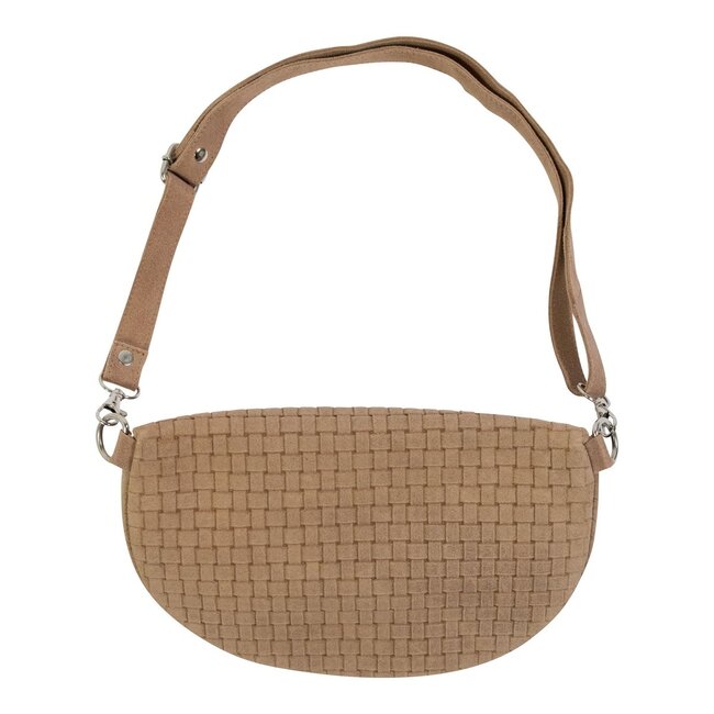 Mars & More Fanny Pack weave bruin 25x17cm (bos taurus taurus)