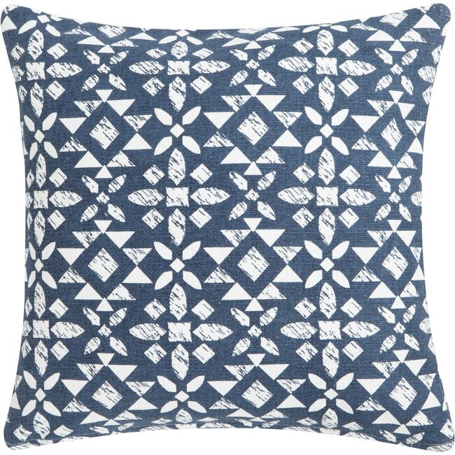 Linen & More Happy Cuba dark blue Cushion 45 cm x 45 cm