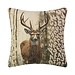 Mars & More Kussen Geborduurd hert leo 45x45cm