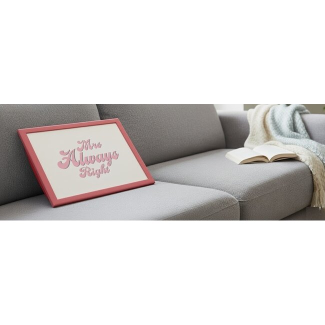 Lesser & Pavey Schootkussen Laptray – Mrs. Always Right – 44 x 34 x 6 cm