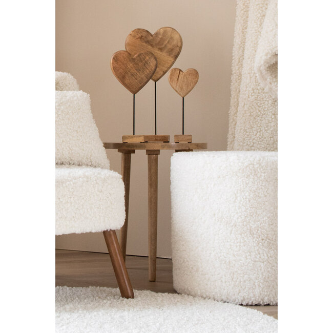 Mars & More tafel mango hout dia 30cm