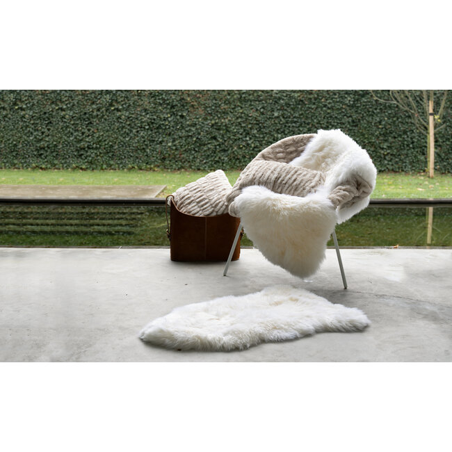 Mars & More schapenvacht nieuw zeeland wit 90-100cm