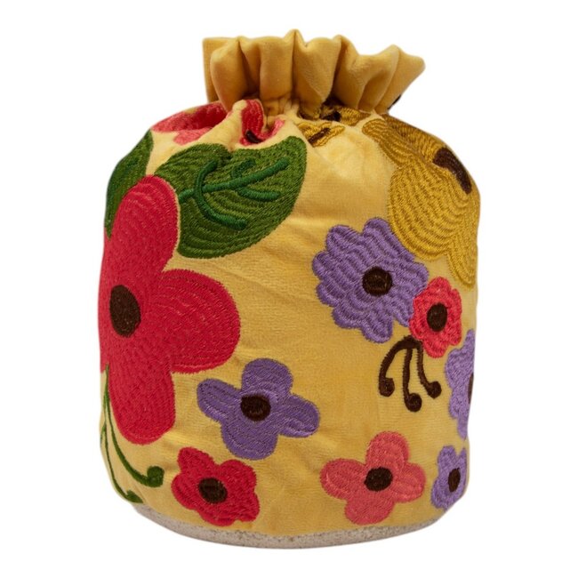 Mars & More Deurstopper Joy geel h20 d15cm