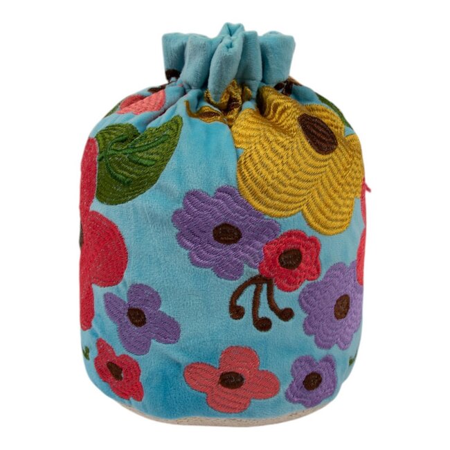 Mars & More Deurstopper Joy lichtblauw h20 d15cm