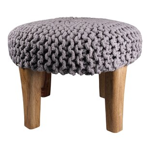 Linen & More Knitted Footstool 40x40x35 dar 40x40x35