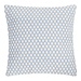 Linen & More Diamond Weave kussen blauw 45x45cm