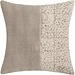 Linen & More Half Half kussen taupe 45x45cm