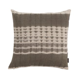 Linen & More Tara Tye&Dye kussen groen 45x45cm