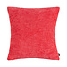 Linen & More Coco Chenille kussen rood 45x45cm