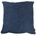 Linen & More Coco Chenille kussen blauw 45x45cm