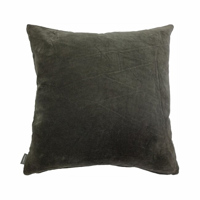 Linen & More Uneven Pintuck kussen bruin 45x45cm