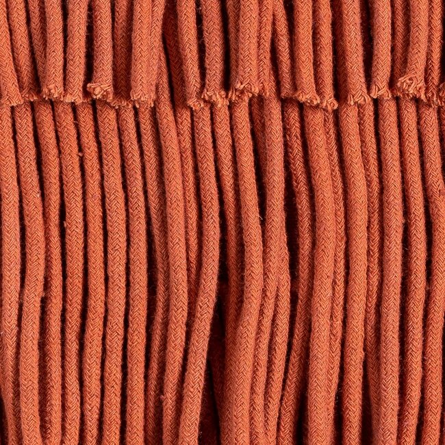 Linen & More African Fringes kussen oranje 40x40cm