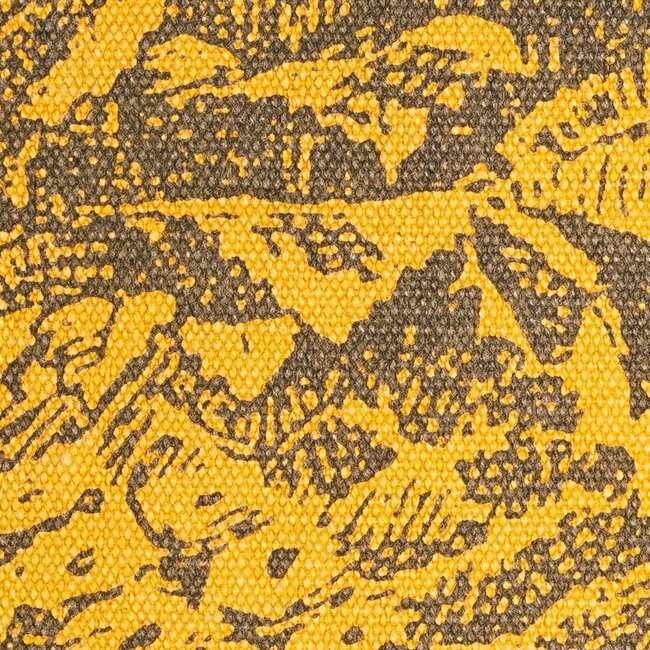 Linen & More Pineapple kussen geel 45x45cm