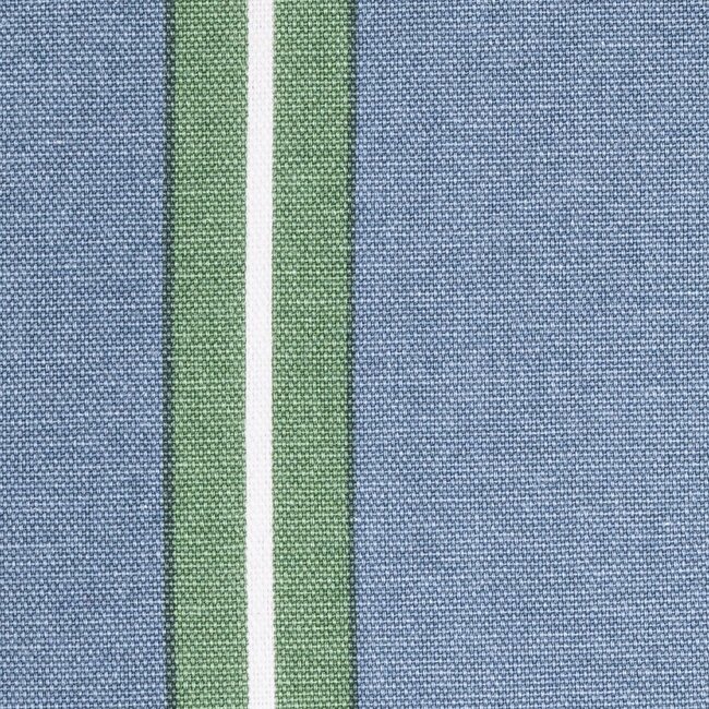 Linen & More Printed Stripes kussen blauw groen 45x45cm