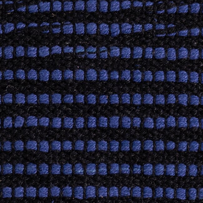 Linen & More New Woven Stripes kussen zwart multi 45x45cm