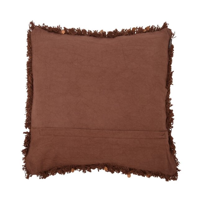 Linen & More Boston kussen bruin 45x45cm