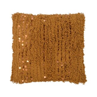 Linen & More Boston kussen geel 45x45cm