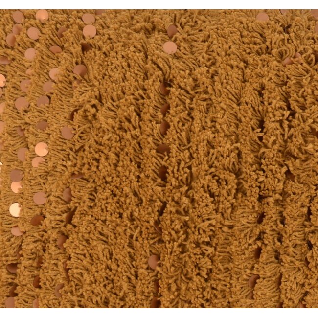 Linen & More Boston kussen geel 45x45cm