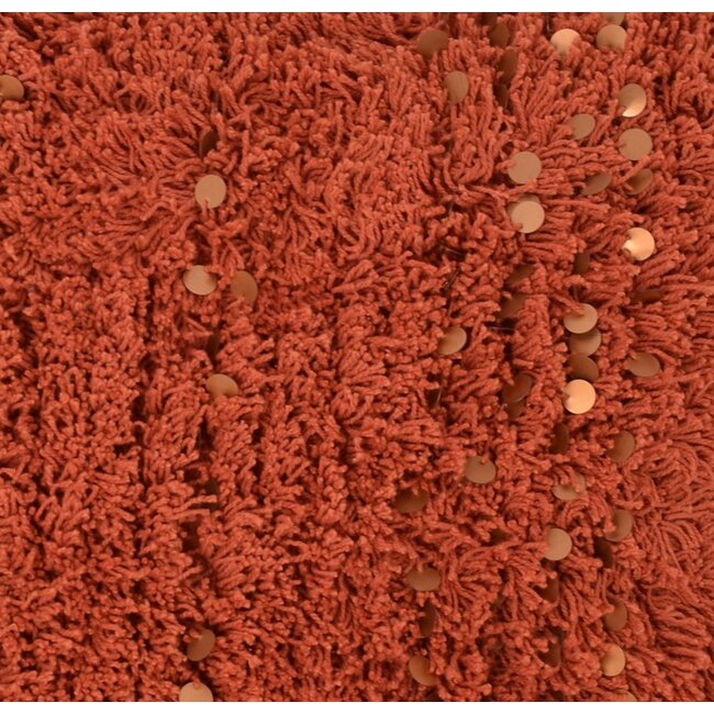 Linen & More Boston kussen oranje 45x45cm