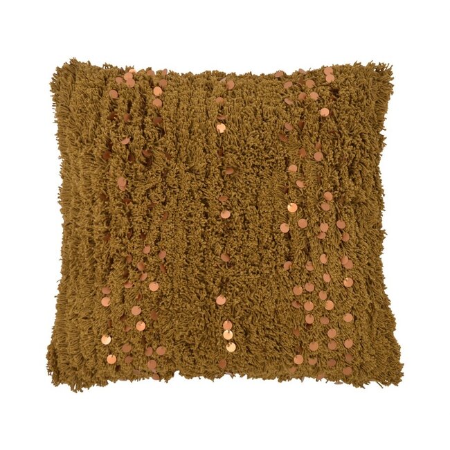 Linen & More Boston kussen groen 45x45cm