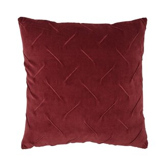 Linen & More Maha kussen bordeaux 45x45cm