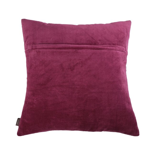 Linen & More Maha kussen magenta 45x45cm