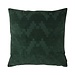 Linen & More Twisted Brooklyn kussen groen 45x45cm
